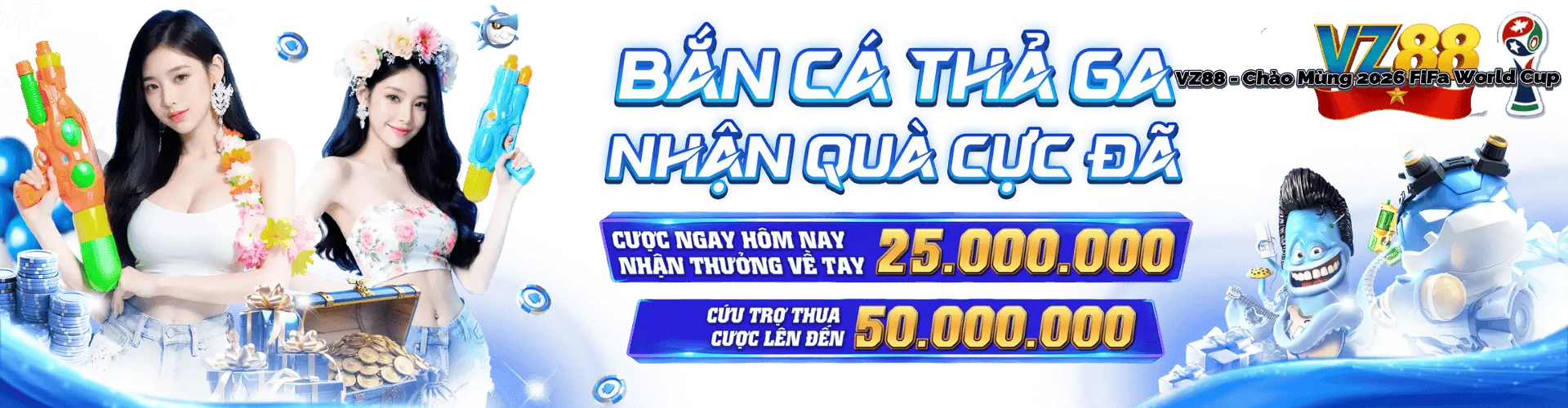 Banner trang chủ nhà cái VZ88