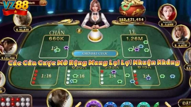 Các Cửa Cược Mở Rộng Mang Lại Lợi Nhuận Khủng