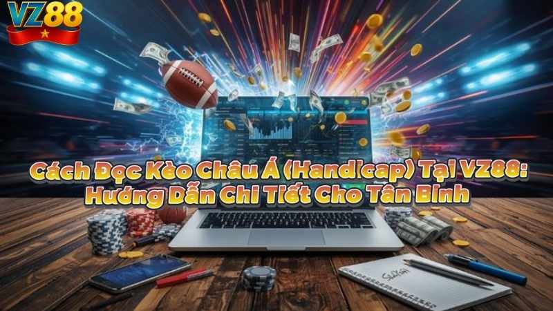 Cách Đọc Kèo Châu Á (Handicap) Tại VZ88: Hướng Dẫn Chi Tiết Cho Tân Binh