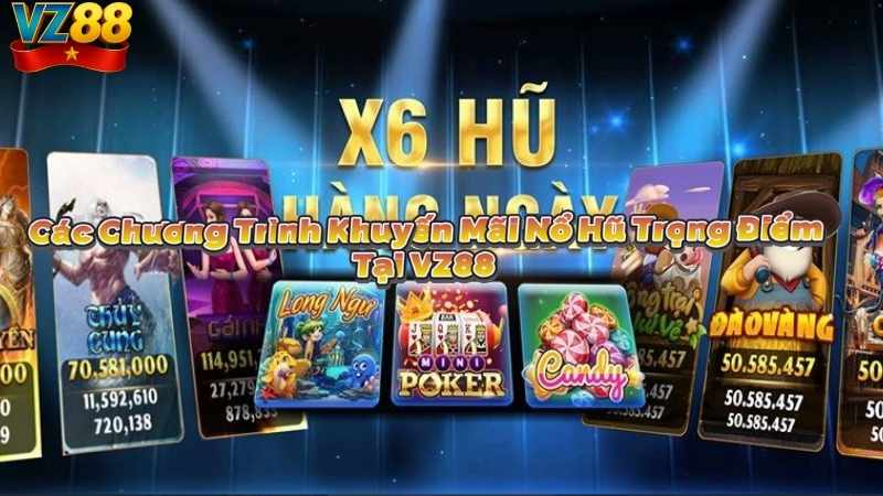 Các Chương Trình Khuyến Mãi Nổ Hũ Trọng Điểm Tại VZ88