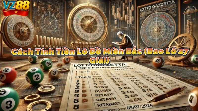 Cách Tính Tiền Lô Đề Miền Bắc (Bao Lô 27 Giải)